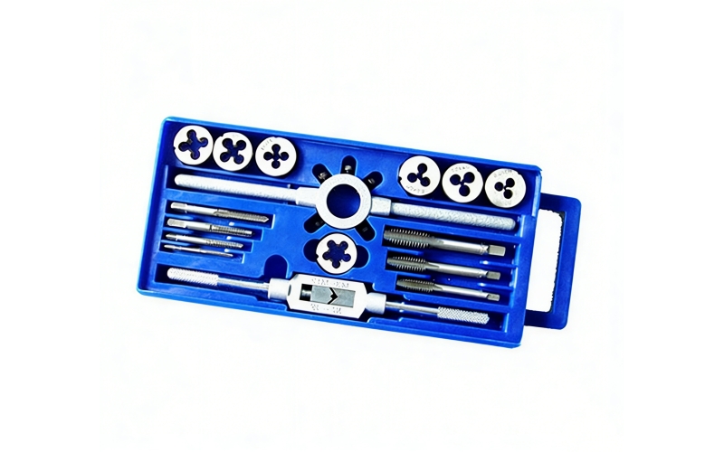 16  PCS TAP AND DIE SET, ALLOY STEEL M3-M12