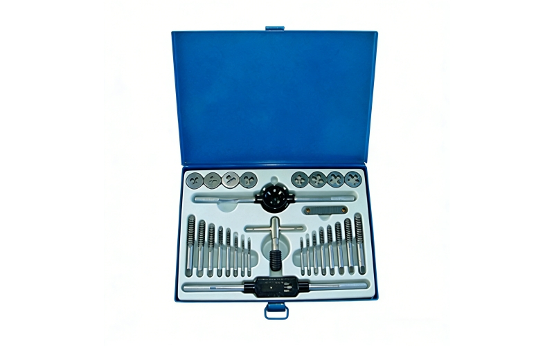 28pcs Dies and Taps  Set Steel Box
